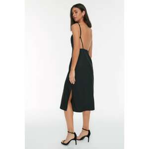 Trendyol Black Low Back Strap Dress