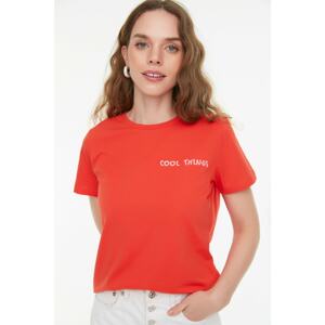 Trendyol Printed Basic Knitted T-shirt