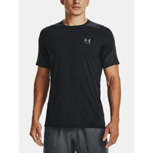 Under Armour T-Shirt UA HG Armour Fitted Nvlty SS-BLK - Mens