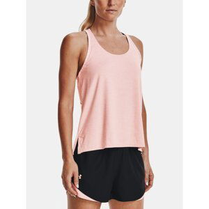 Under Armour Tank Top UA Knockout Mesh Back Tank-PNK - Women