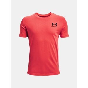 Under Armour T-Shirt UA SPORTSTYLE LEFT CHEST SS-RED - Guys
