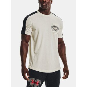 Under Armour T-Shirt UA Athletic Dept Pocket Tee-BRN - Men