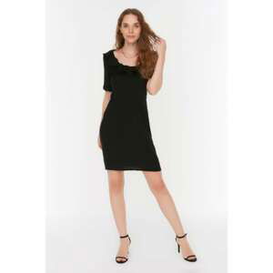 Trendyol Black Ruffle Detailed Dress