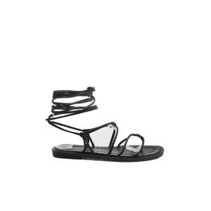 Trendyol Black Women's Ankle Sandals