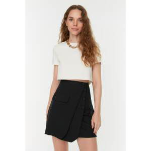 Trendyol Black Pocket Detailed Skirt