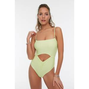 Trendyol Mint Cut-Out Detailed Swimsuit