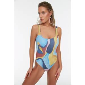 Trendyol Colorful Abstract Pattern Swimwear