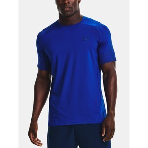 Under Armour T-Shirt UA HG Armour Fitted Nvlty SS-BLU - Mens