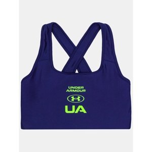 Under Armour Compression Bra Crossback Graphic-BLU - Women