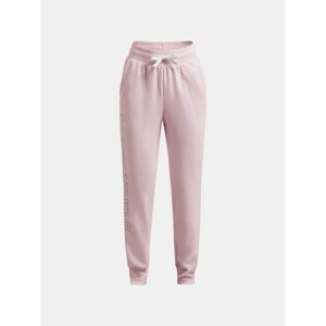 Under Armour Sweatpants Rival Fleece Joggers-PNK - Girls