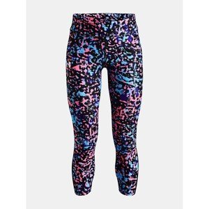 Under Armour Leggings HG Armour Printed Ankle Crop-BLK - Girls