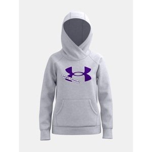 Under Armour Sweatshirt Rival Fleece Logo Hoodie-GRY - Girls