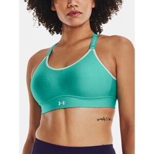 Women's Bra Under Armour Infinity Mid Hthr Cover-GRN L