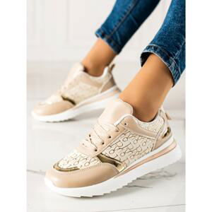 TRENDI COMFORTABLE BEIGE SNEAKERS