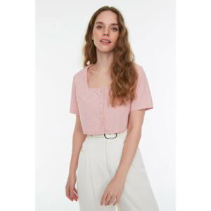 Trendyol Powder Crop Blouse