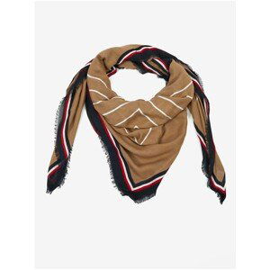 Brown Women's Patterned Scarf Tommy Hilfiger - Women