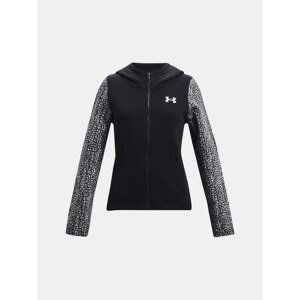 Under Armour Sweatshirt Rival Fleece FZ-BLK - Girls