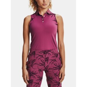 Under Armour Tank Top Iso-Chill Sleeveless Polo-PNK - Women