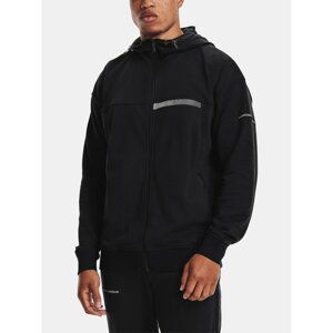 Under Armour Sweatshirt RIVAL TERRY AMP FZ HD-BLK - Mens