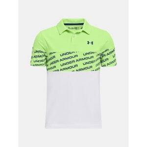 Under Armour T-Shirt Performance Wordmark Polo-GRN - Guys