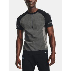 Under Armour T-Shirt UA IntelliKnit Half Zip SS-BLK - Men