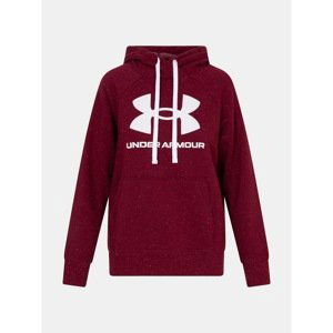 Under Armour Sweatshirt Rival Fleece Logo Hoodie-RED - Women