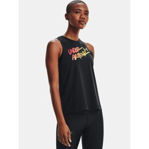 Under Armour Tank Top Live 80s Graphic Muscle Tank-BLK - Women