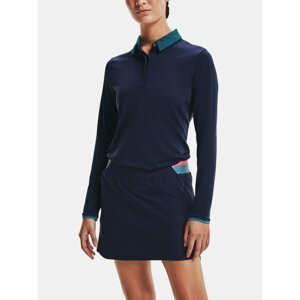 Under Armour T-Shirt UA Zinger Long Sleeve Polo-NVY - Women