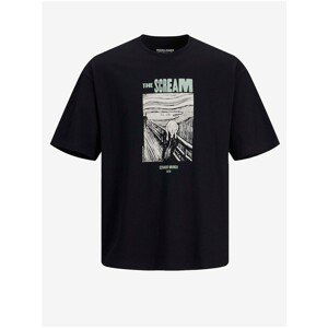 Black T-Shirt Jack & Jones Scream - Men