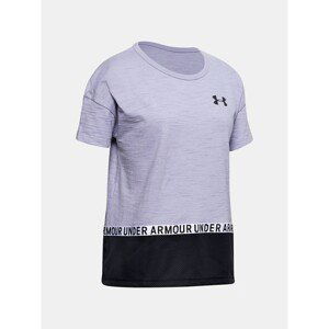 Under Armour T-Shirt Charged Cotton Taped SS T-Shirt-PPL - Girls