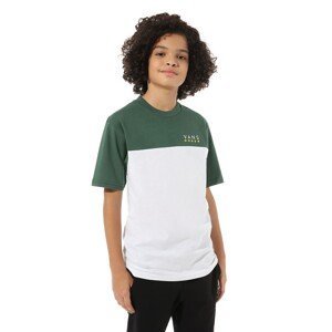 Vans T-Shirt By Victory Colorbloc Pine Needle/White - Kids