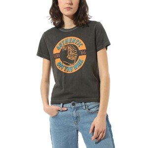 Vans T-Shirt Wm Charra Black - Women