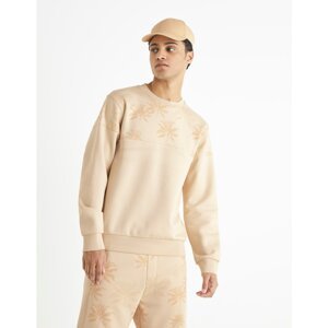 Celio Sweatshirt Bedos so vzorom paliem - Men