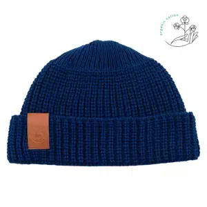 Kabak Unisex's Hat Short Thick Knitted Organic Cotton