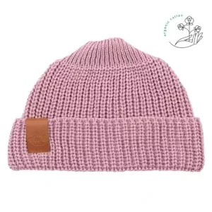 Kabak Unisex's Hat Short Thick Knitted Organic Cotton
