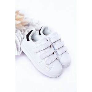 Children's Sports Shoes With Velcro White-Black Fifi