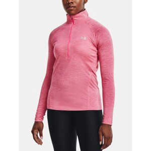 Under Armour T-Shirt Tech 1/2 Zip - Twist-PNK - Women