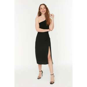 Trendyol Black Woven Skirt