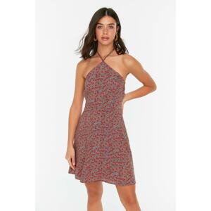 Trendyol Brown Halterneck Dress