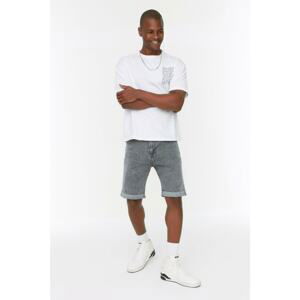 Trendyol Shorts - Gray - Normal Waist