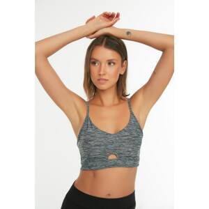 Trendyol Gray Cut Out Detailed Sports Bra