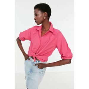 Trendyol Pink Pleated Shirt