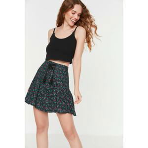 Trendyol Black Printed Skirt