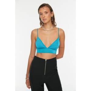 Trendyol Turquoise Knitted Bustier