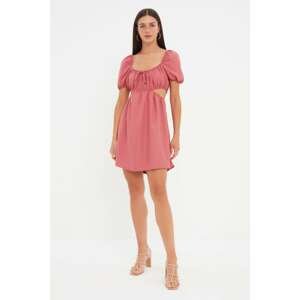Trendyol Dried Rose Cut Out Detailed Dress