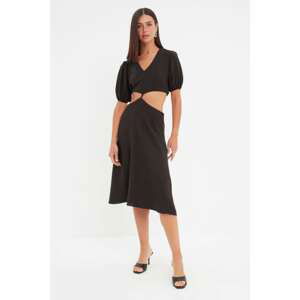 Trendyol Black Cut Out Detailed Dress