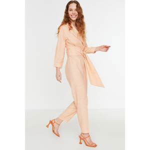 Trendyol Orange Belt Jumpsuit