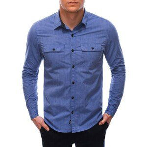 Edoti Men's shirt with long sleeves K671