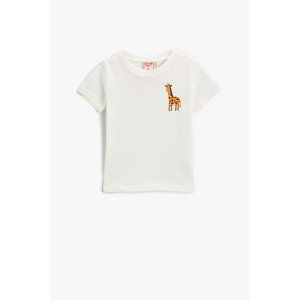 Koton Baby Boy Ecru T-Shirt