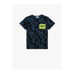 Koton T-Shirt - Blue - Regular fit